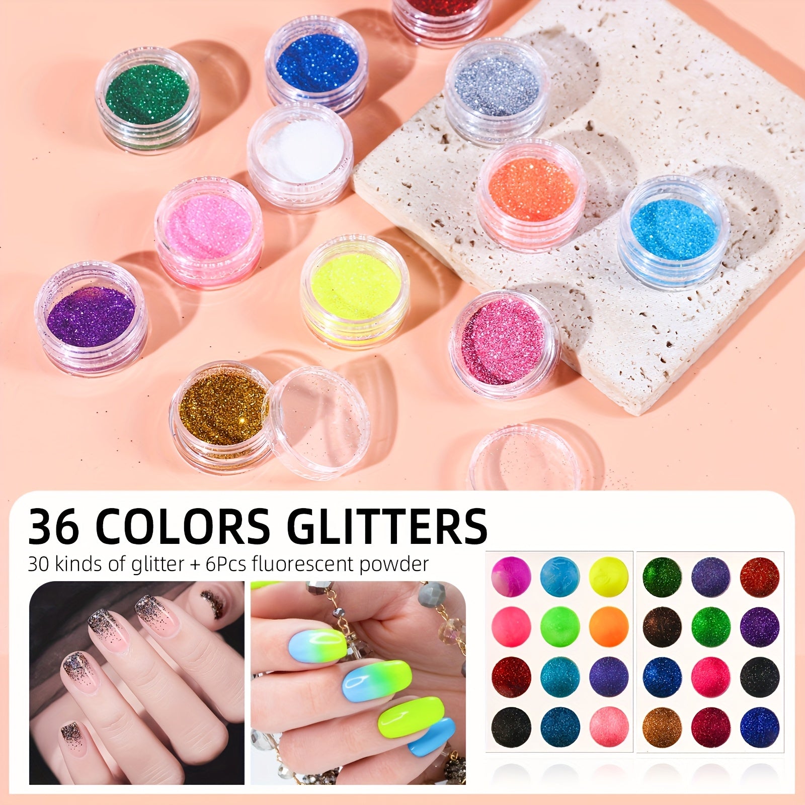 Kit de acrílico para principiantes con colores nude, transparente y rosa intensa, incluye herramientas para uñas, polvo de acrílico con glitter, líquido acrílico, lámpara LED y juego de taladro para extensión de uñas detail image