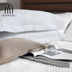 MANEMI - Colcha bouti para verano y entretiempo - Colcha para cama inluye 1 o 2 funda de cojin segun la medida，Colcha cubre cama 100% poliester, suave y transpirable. El diseño de la funda de cojin puede variar según el corte del tejido det