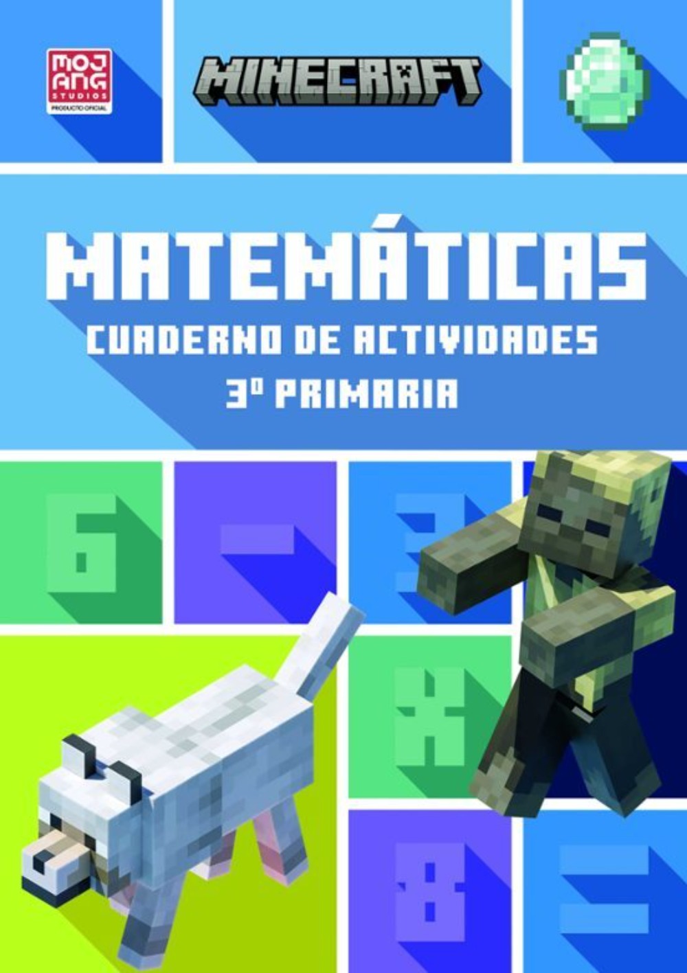 Minecraft oficial: cuaderno de actividades, Matemáticas 3.º primaria detail image