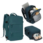 Mochila de Viaje para Cabina de Avion 45x30x20 para Vuelo Barato Equipaje de Mano y Espaciosa con Compartimento para Zapatos y Mochila Antirrobo Multifuncional para Viajes 2210. variant image