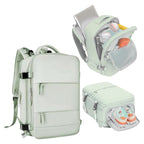 Mochila de Viaje para Cabina de Avion 45x30x20 para Vuelo Barato Equipaje de Mano y Espaciosa con Compartimento para Zapatos y Mochila Antirrobo Multifuncional para Viajes 2210. detail image - detail view 11