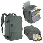 Mochila de Viaje para Cabina de Avion 45x30x20 para Vuelo Barato Equipaje de Mano y Espaciosa con Compartimento para Zapatos y Mochila Antirrobo Multifuncional para Viajes 2210. detail image - detail view 15