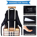 Mochila de Viaje para Cabina de Avion 45x30x20 para Vuelo Barato Equipaje de Mano y Espaciosa con Compartimento para Zapatos y Mochila Antirrobo Multifuncional para Viajes 2210. detail image - detail view 19