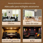 Panel de Espuma Insonorizante, Almohadilla Acústica de Alta Densidad, Panel de Pared Insonorizado Autoadhesivo Tipo Cartón de Huevos, 15 mm de Grosor, Adecuado para Conductos de HVAC detail image
