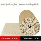 Panel de Espuma Insonorizante, Almohadilla Acústica de Alta Densidad, Panel de Pared Insonorizado Autoadhesivo Tipo Cartón de Huevos, 15 mm de Grosor, Adecuado para Conductos de HVAC detail image - detail view 9