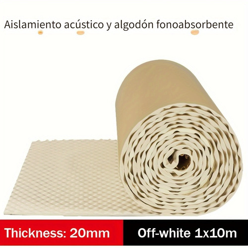 Panel de Espuma Insonorizante, Almohadilla Acústica de Alta Densidad, Panel de Pared Insonorizado Autoadhesivo Tipo Cartón de Huevos, 15 mm de Grosor, Adecuado para Conductos de HVAC detail image - detail view 9