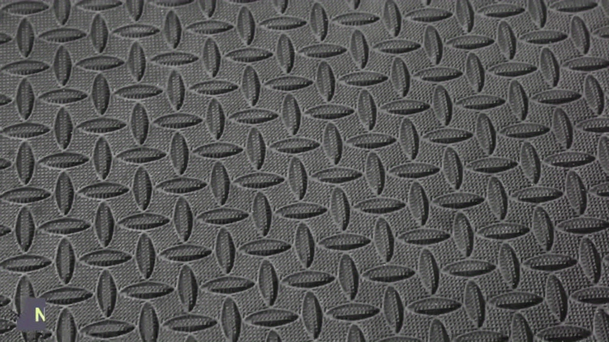 Tapetes de ejercicio de 0.4 pulgadas, disponibles en 24 o 48 piezas, diseño de rompecabezas EVA, que miden 59.94 cm por 59.94 cm, suelto protector ideal para equipos de gimnasio detail image - detail view 5